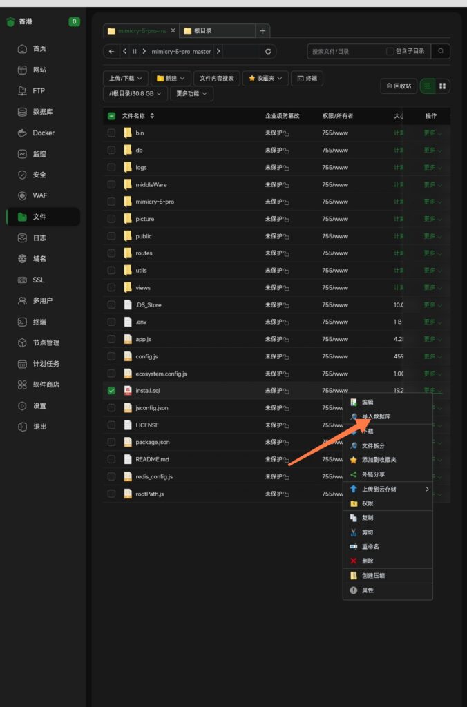 图片[12]-如何用宝塔面板搭建小枫拟态UI5.0Pro-龙域极客