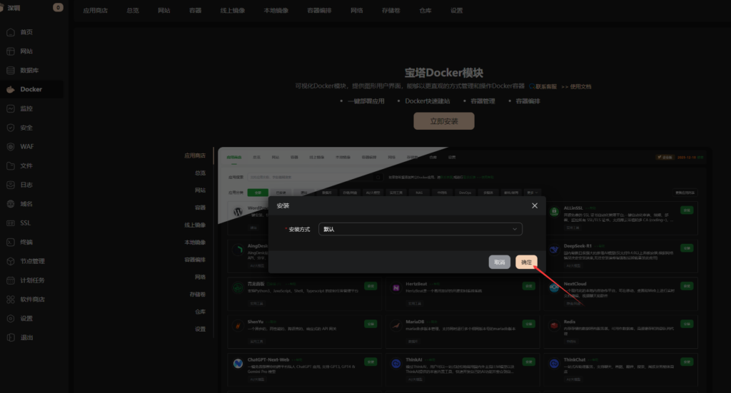 图片[3]-教你使用宝塔面板 安装哪吒探针V1-龙域极客